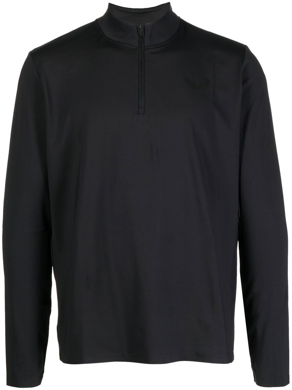 Logo-print lightweight sweatshirt - Black
