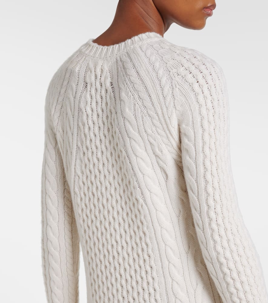 Nyla cable-knit cashmere maxi dress
