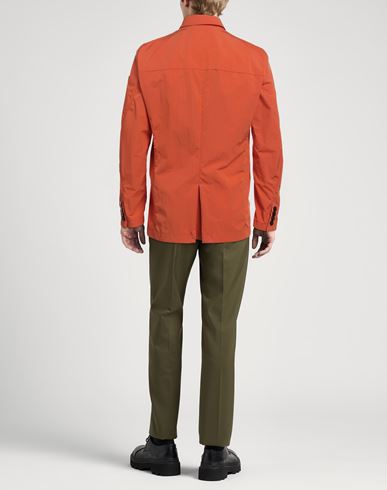Peuterey Man Jacket Orange Size L Polyamide, Polyester