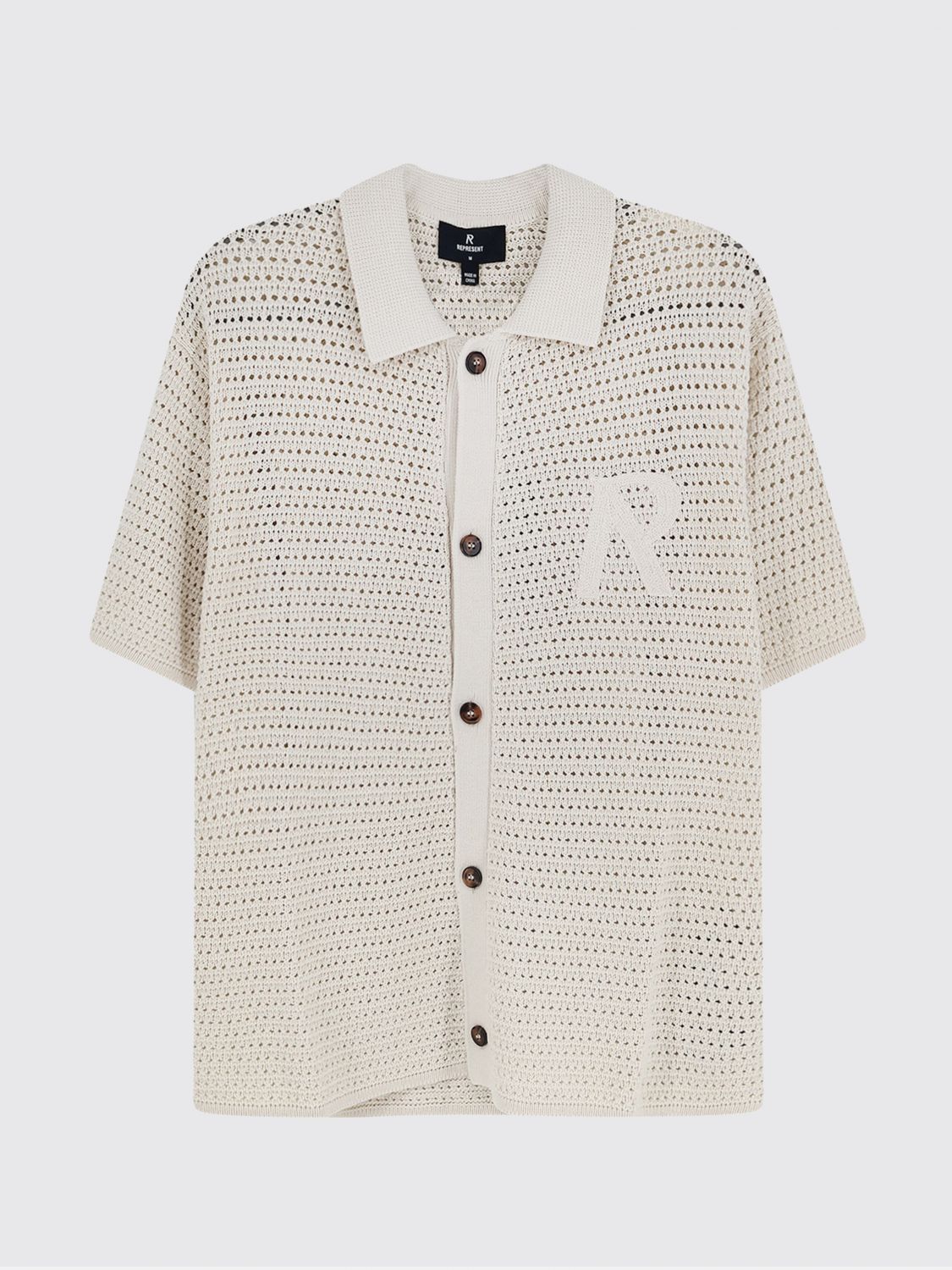 Polo Shirt Men color Beige