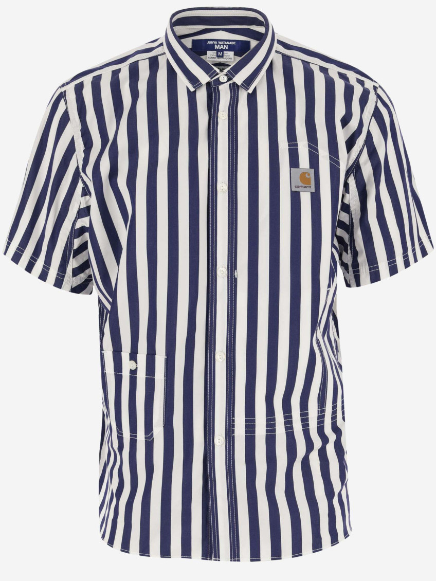 Short Sleeve Stripes Shirt
