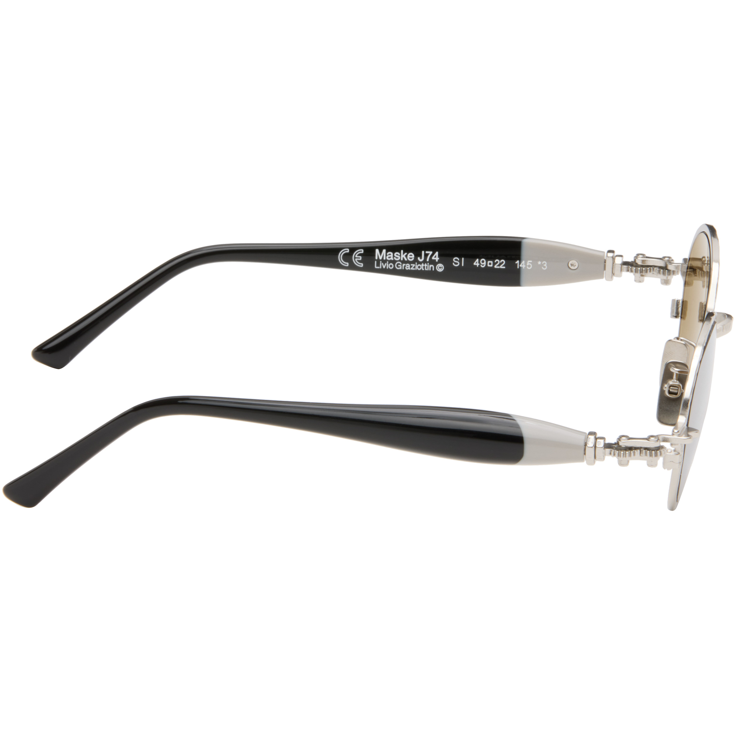 Silver & Black J74 Sunglasses