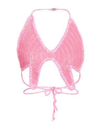 Forte_forte Woman Top Fuchsia Size 1 Cotton, Polyamide, Elastane