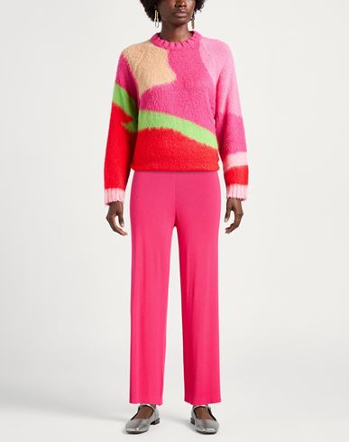 Woman Pants Fuchsia Size 4 Viscose, Polyamide