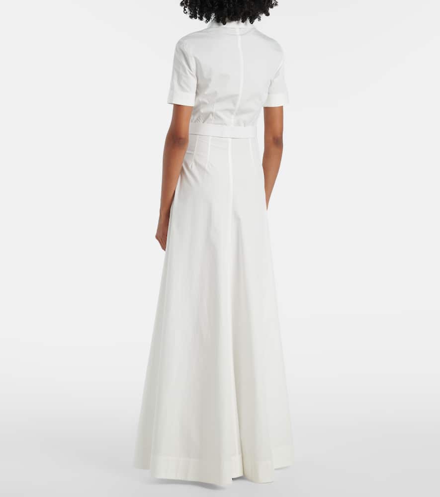 Cotton poplin shirt dress