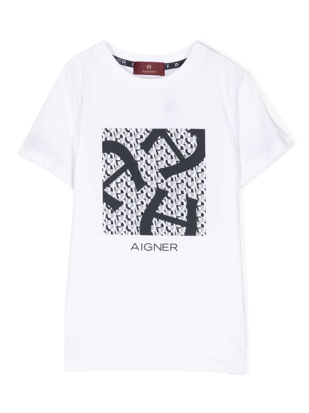 Logo-print cotton-jersey T-shirt - White