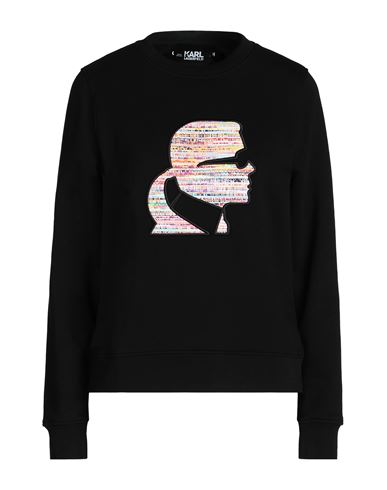 Boucle Profile Sweatshirt Woman Sweatshirt Black