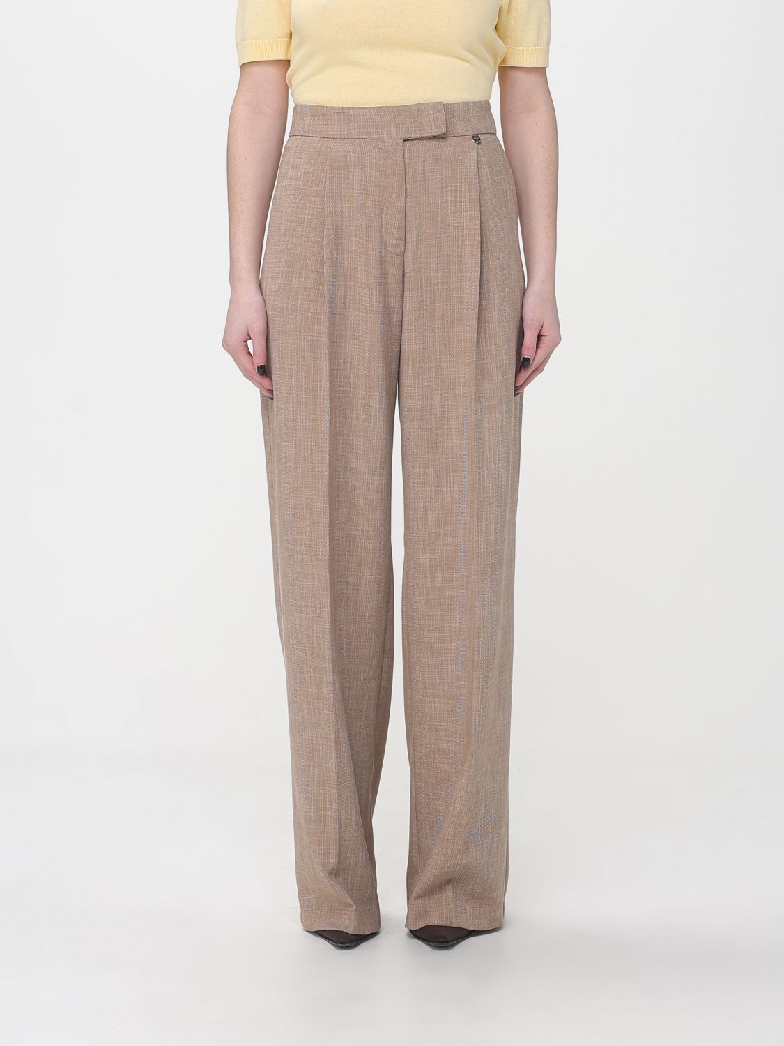 Pants Woman color Biscuit