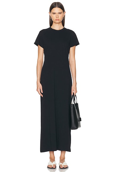LESET Margo Maxi Dress in Black