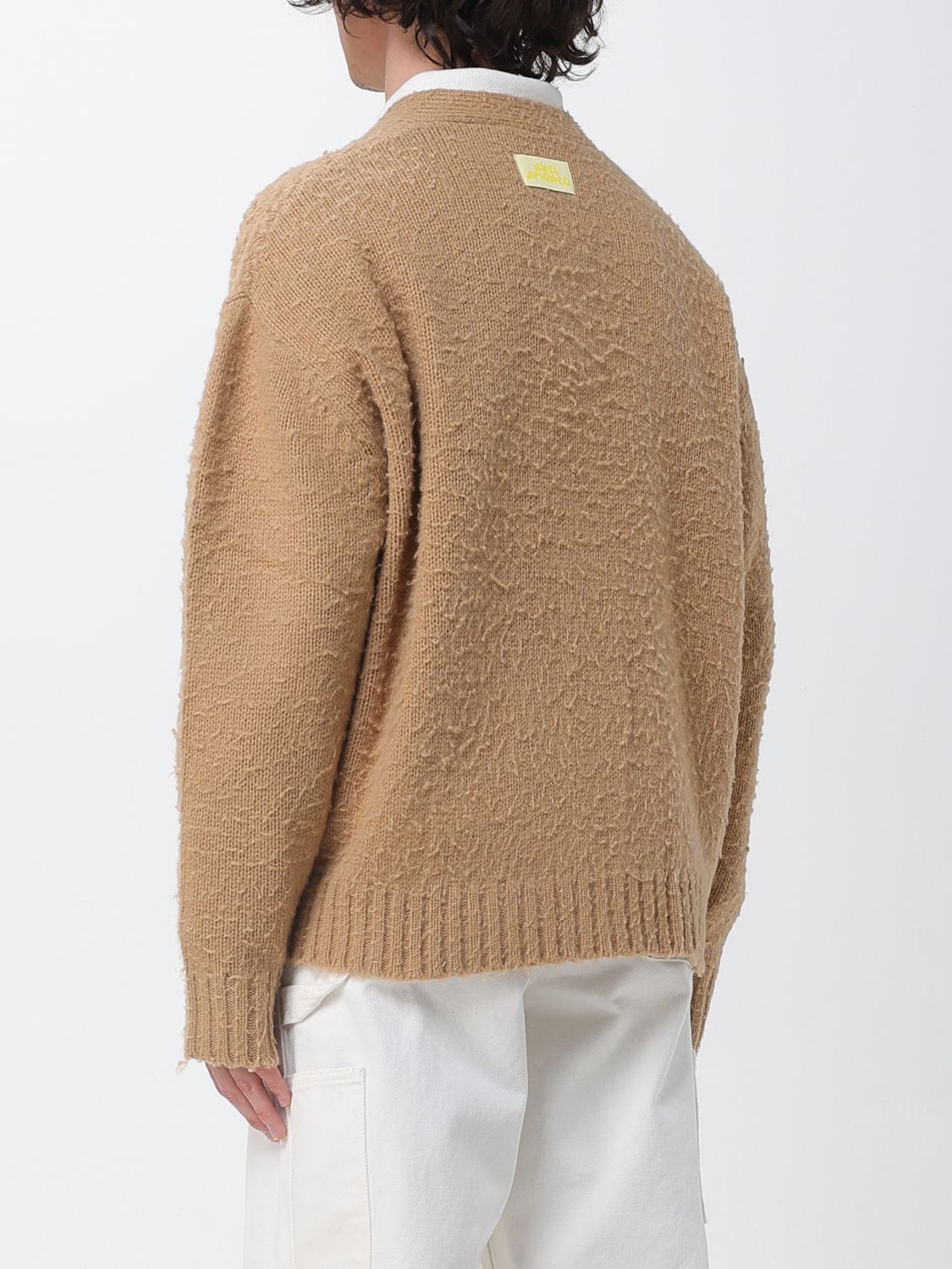 Cardigan Men color Beige