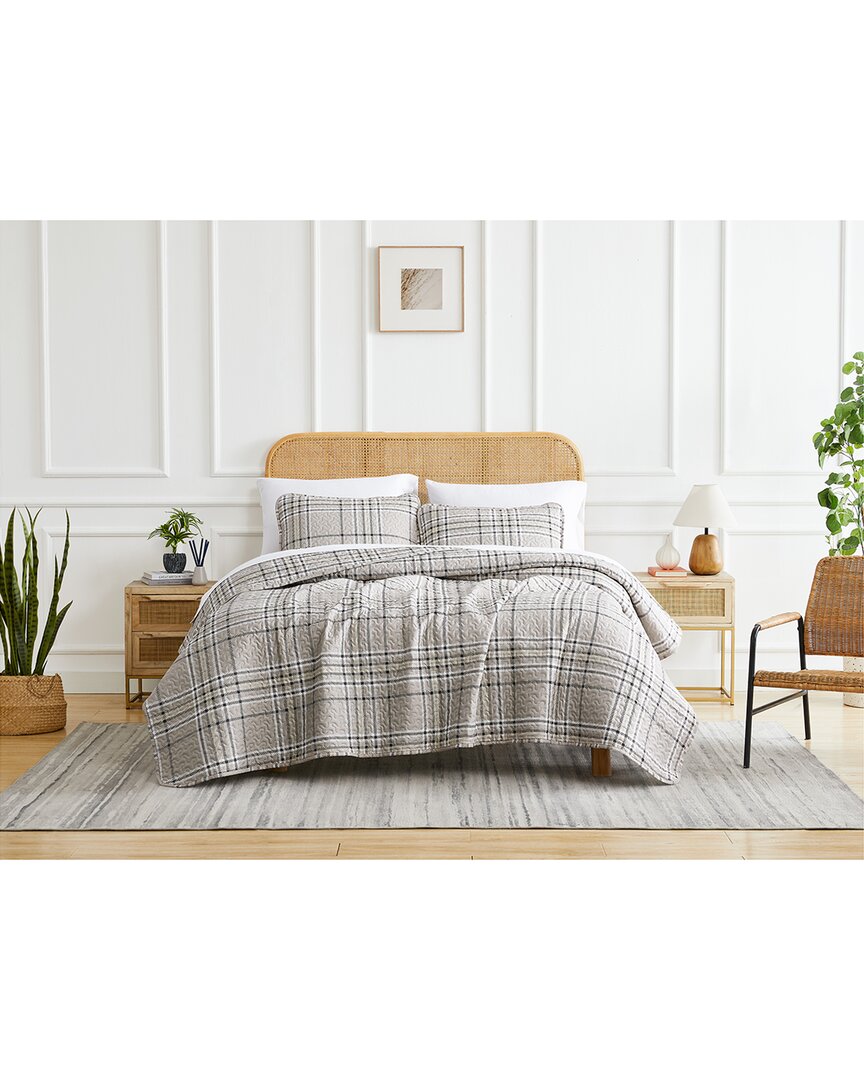 Vilano Plaid Quilt Set