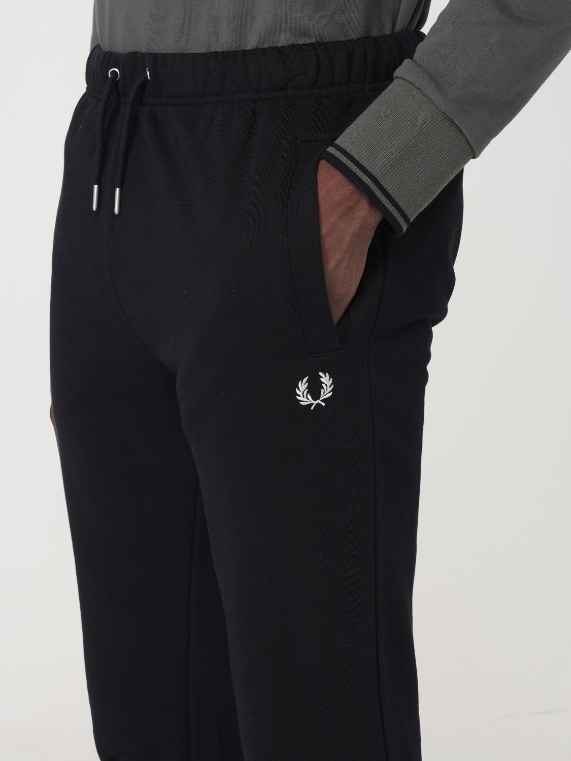 Pants Men color Black