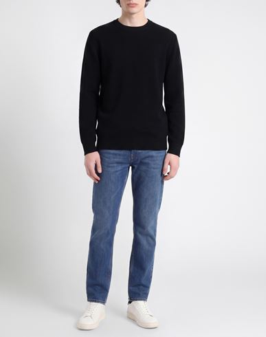 Premium Man Sweater Black Size M Organic cotton, Cotton