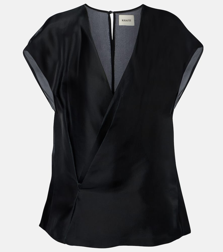 Mer silk top