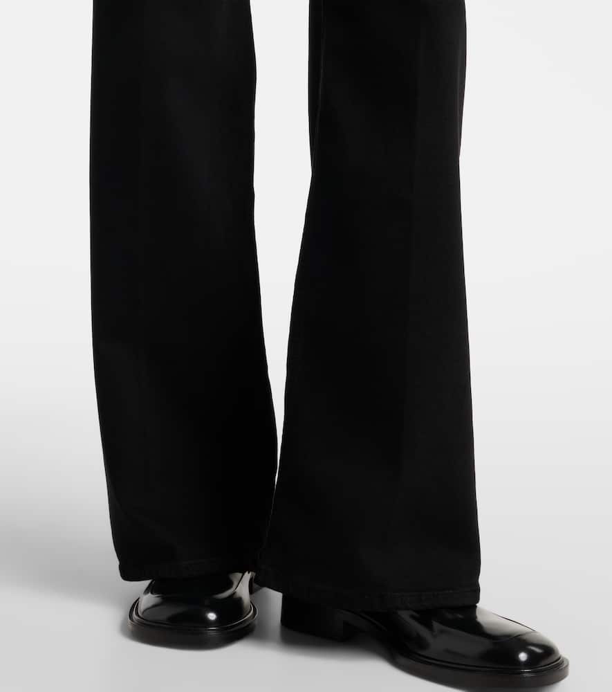Lyra high-rise wide-leg jeans