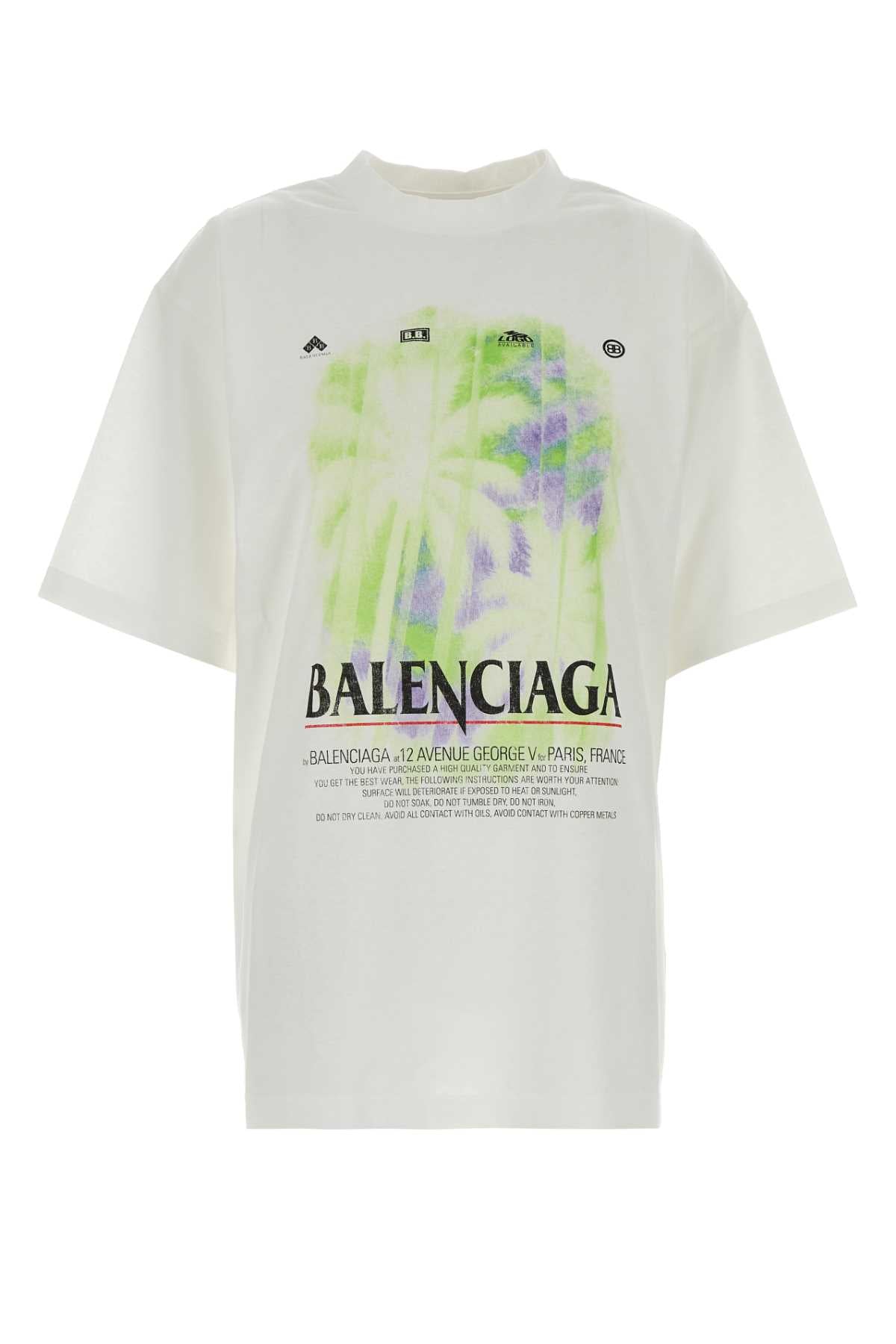 Logo-Graphic Cotton T-Shirt — White