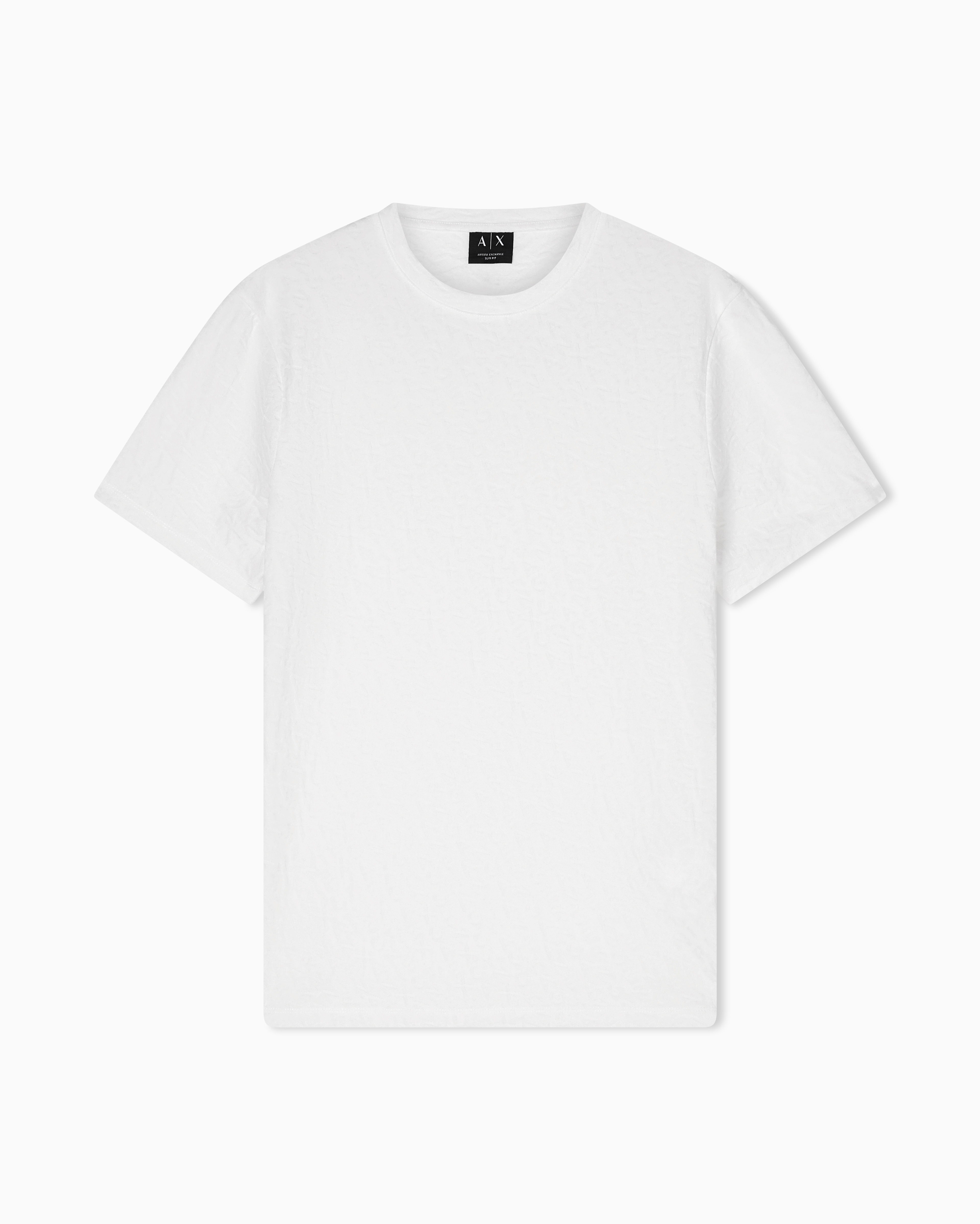 Slim Fit Mercerized Cotton Jacquard T-shirt