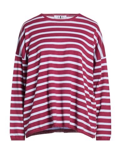Woman Sweater Mauve Size L Cotton