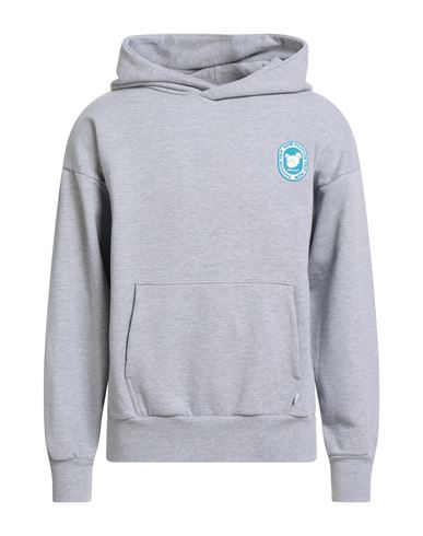 Man Sweatshirt Grey Size L Cotton, Polyester