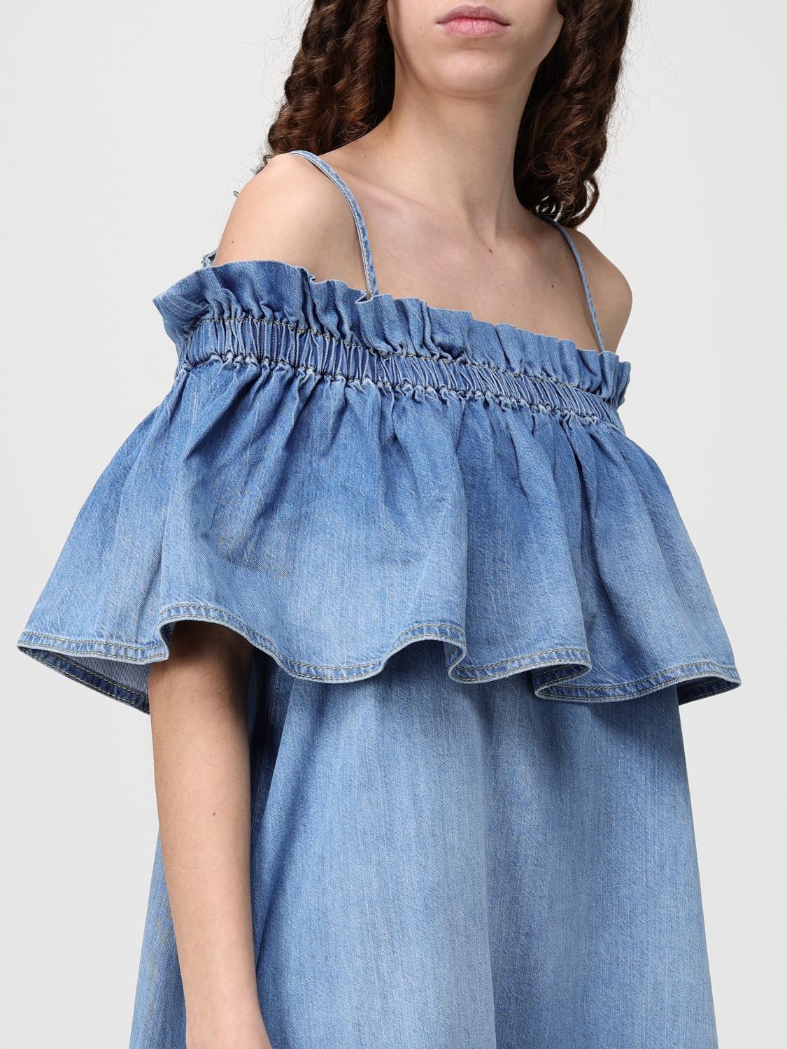 Dress Woman color Denim