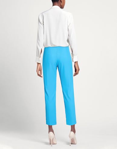 Woman Pants Turquoise Size 6 Polyester, Elastane