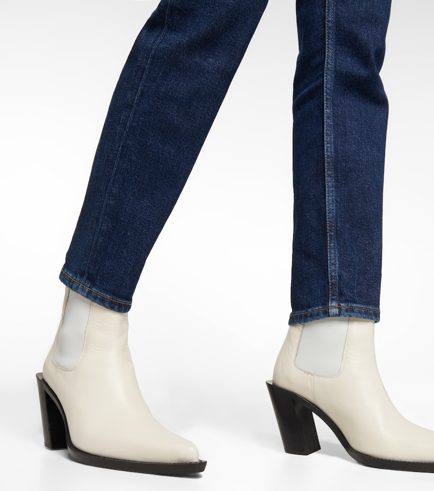 '90s high-rise cropped skinny jeans