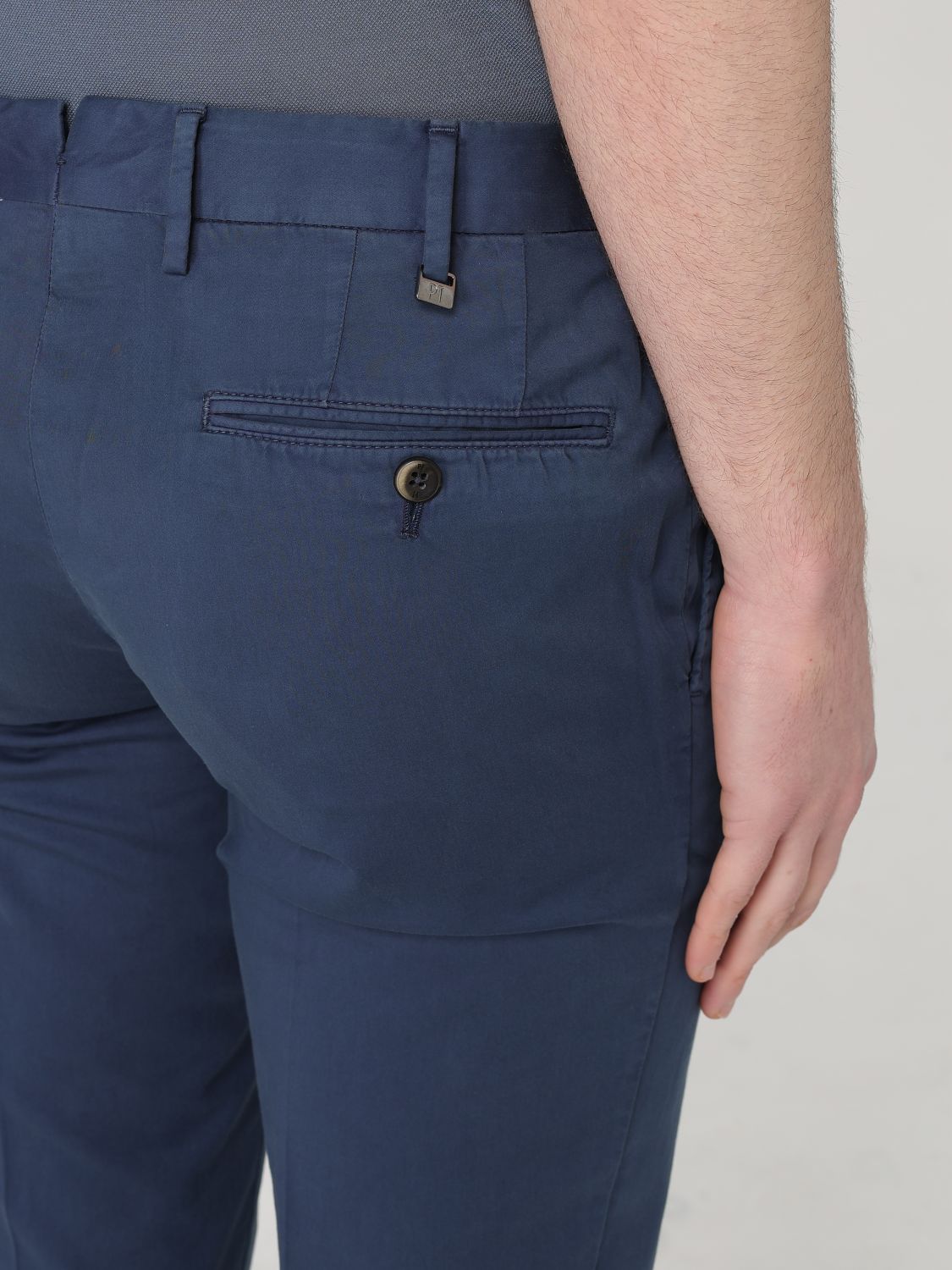 Pants Men color Blue