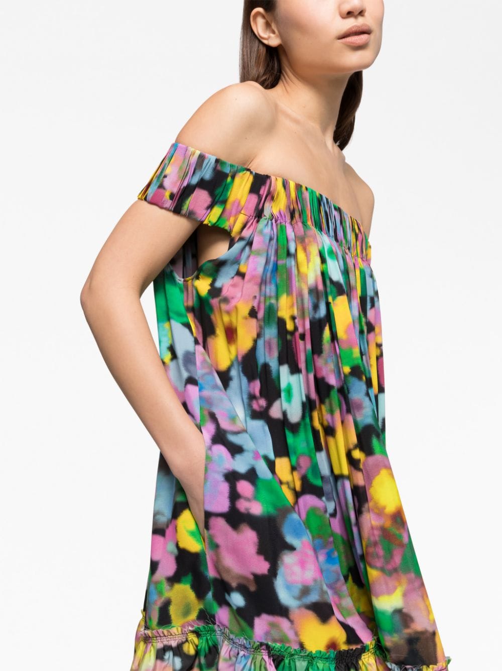 Az Factory With Lutz Huelle Off Shoulder Midi Dre