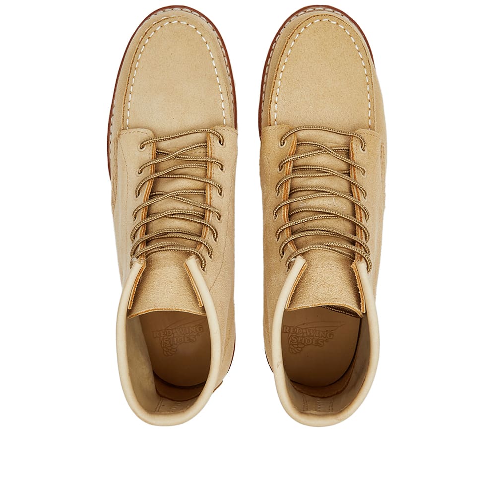 Women's 6" Classic Moc Boot in Cream Abiline, Size UK 3 