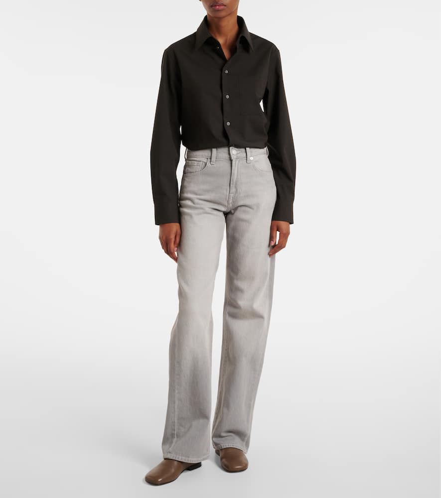 Tess mid-rise straight jeans