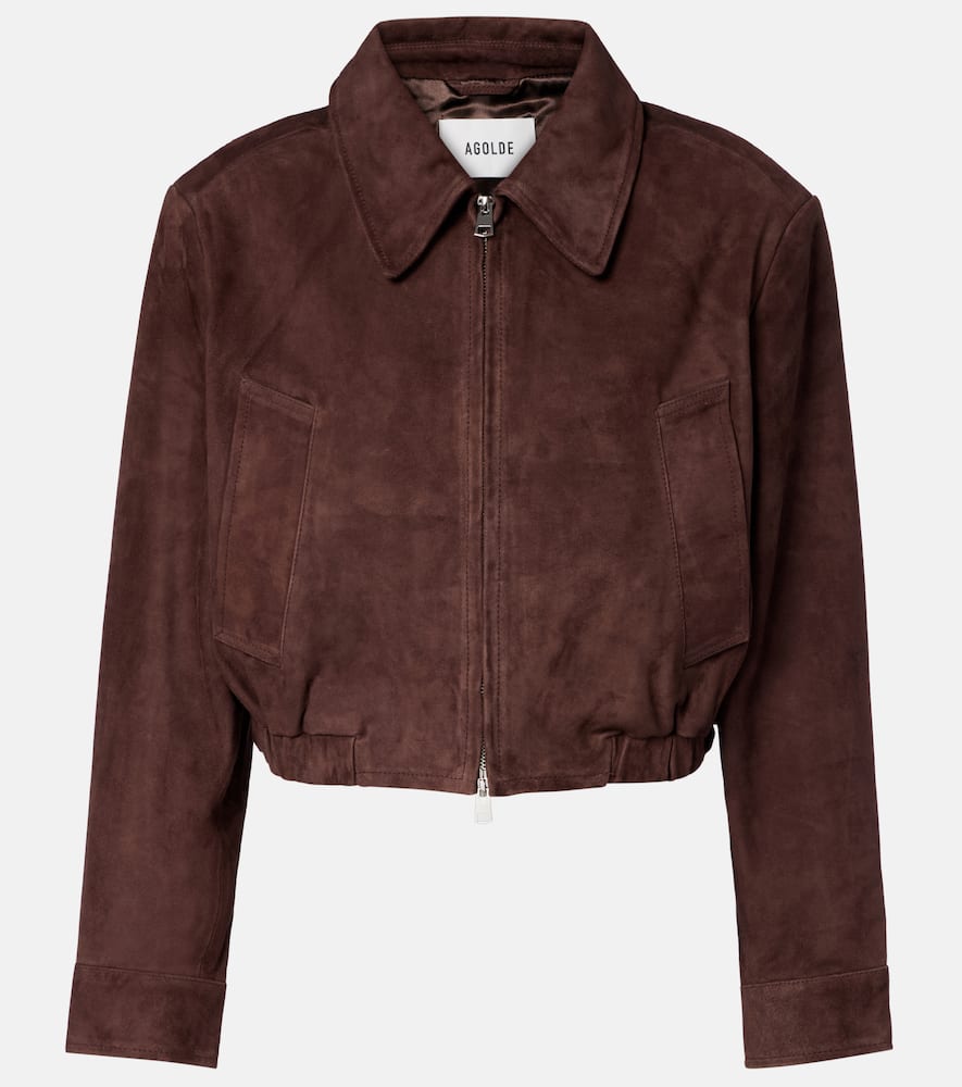 Nahla cropped suede jacket