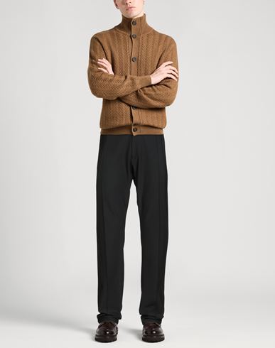 Man Pants Black Size 38 Polyester, Elastane