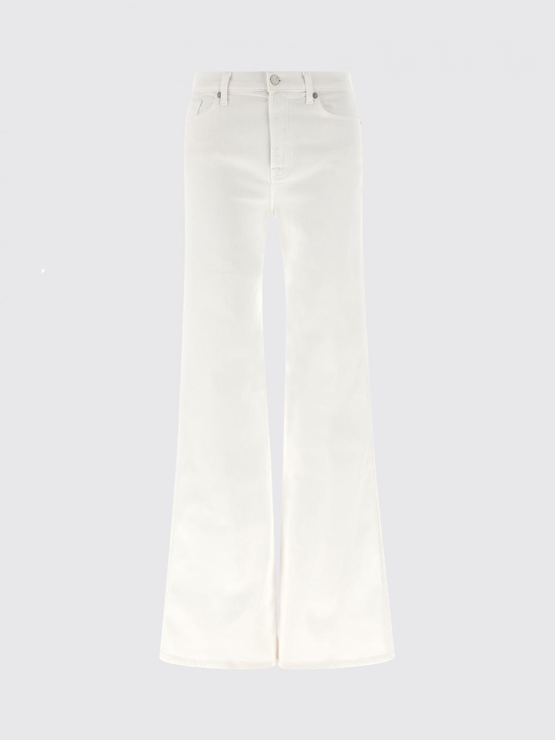 Jeans Woman color White