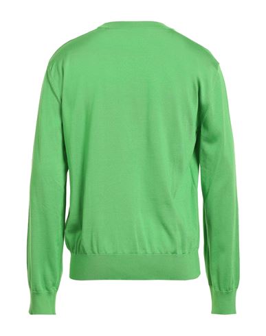 Man Sweater Green Size L Silk