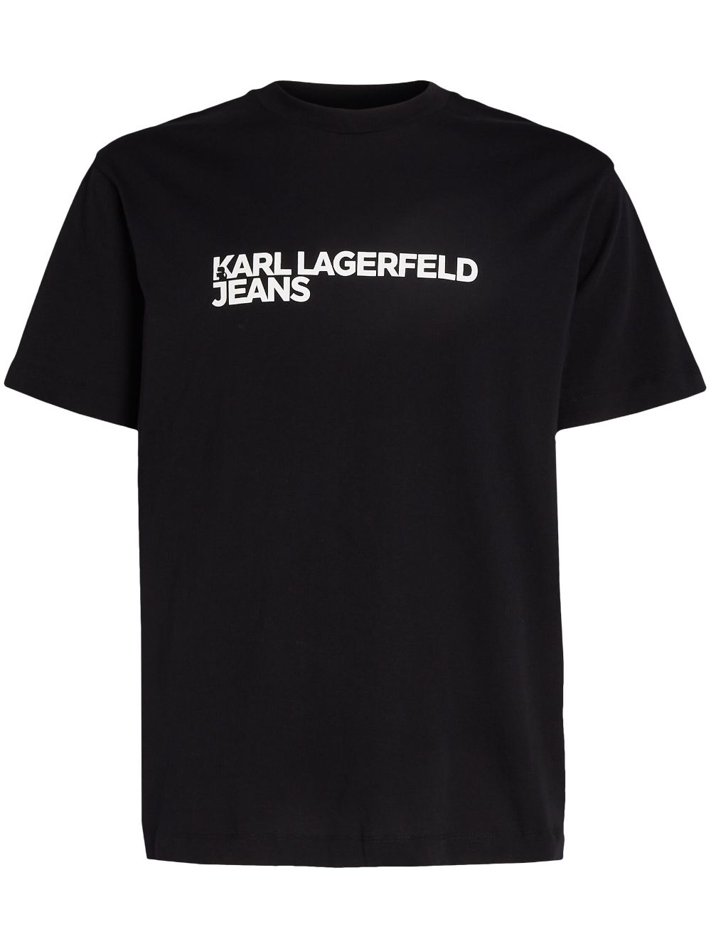 Logo-print organic-cotton T-shirt - Black