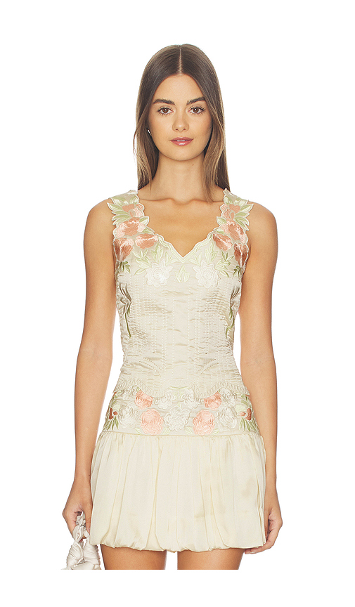 Tularosa lorraine top en color ivory L también en M, S, XL