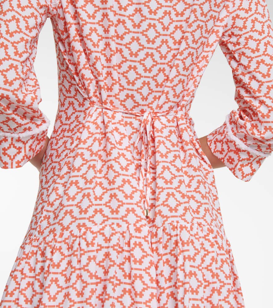 Arabian Sunset printed minidress