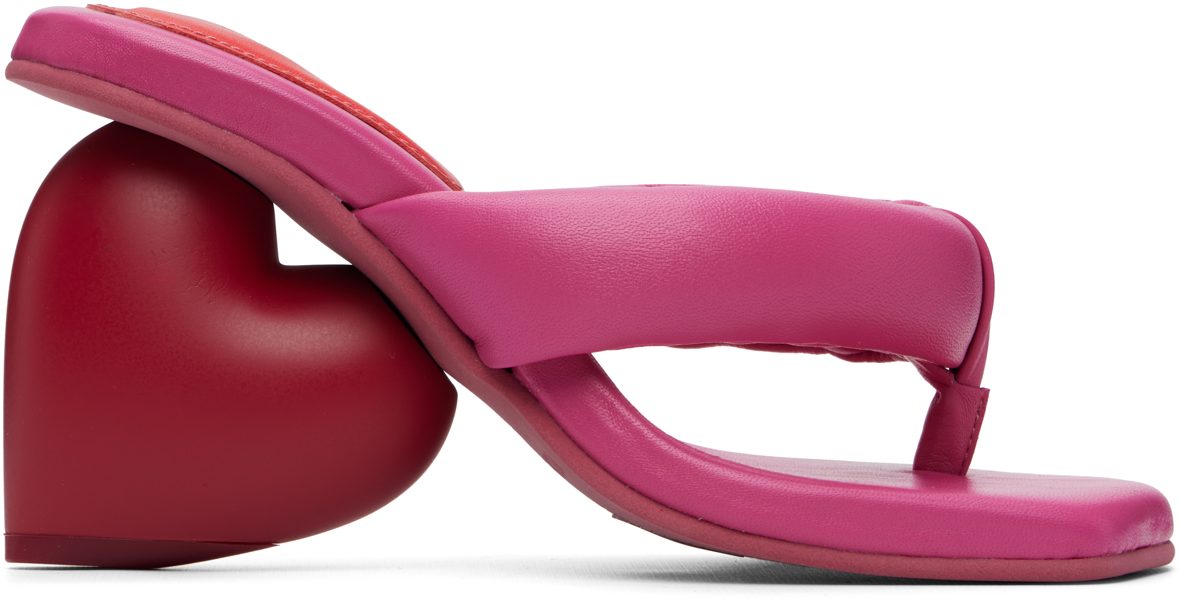 Pink Love Mule Sandals