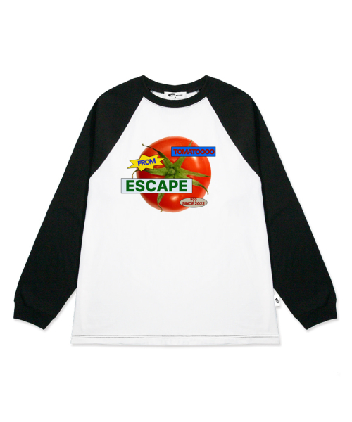 Retro Tomato Print Long Sleeve