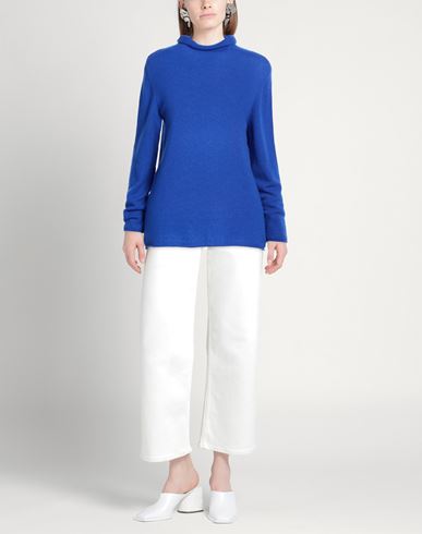 Woman Turtleneck Bright blue Size L Cashmere