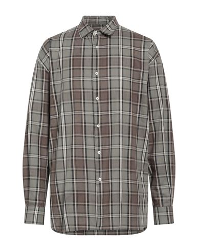 Family First Milano Man Shirt Dark green Size M Cotton