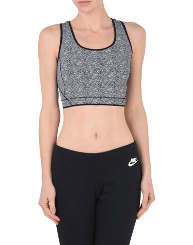 Sàpopa Elif Jaquard Crop Top Woman Top Black Size L Polyamide, Elastane