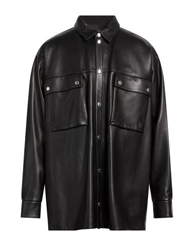 Man Jacket Black Size 15 ¾ Lambskin