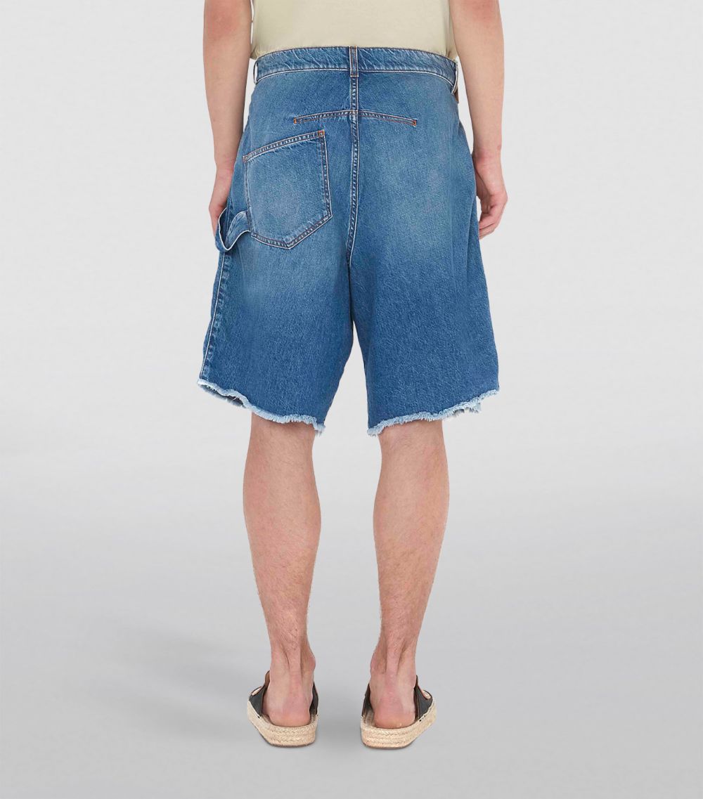 Denim Twisted Workwear Shorts