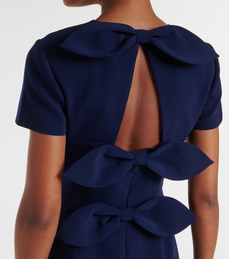 Carolina Herrera Embroidered bow-detail gown