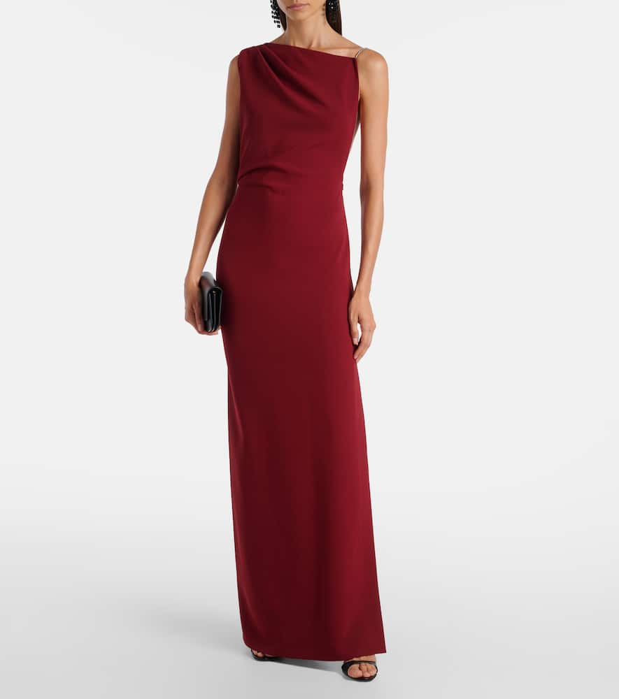 Draped maxi dress