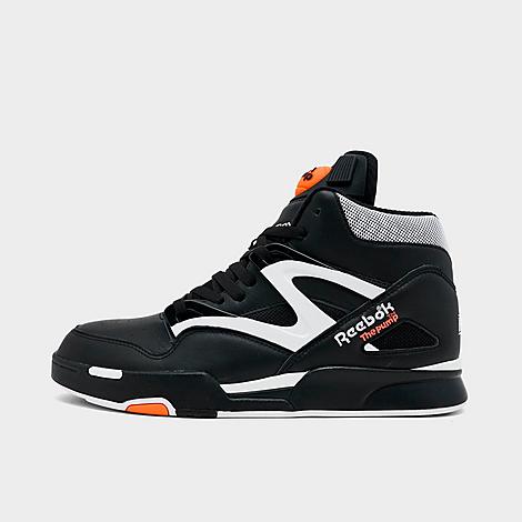 Men's Pump Omni Zone 2 Basketball Shoes in Black/Footwear White/Wild Orange