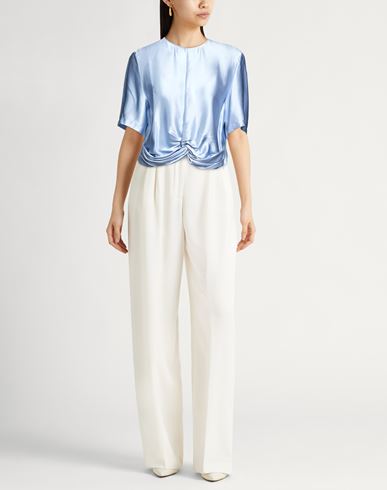 Woman Top Sky blue Size 6 Viscose