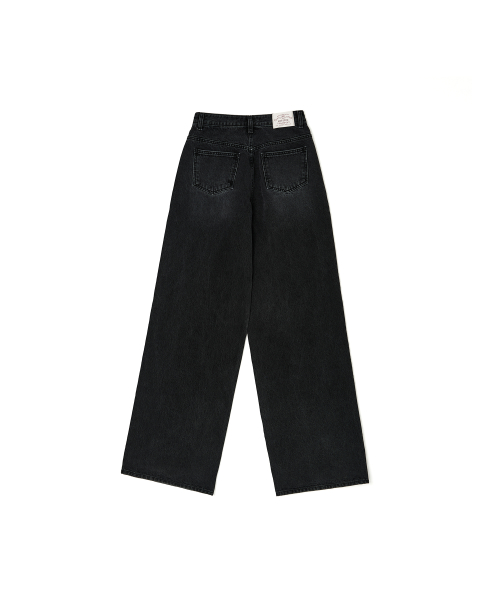 _Twinkle Denim Pants Black