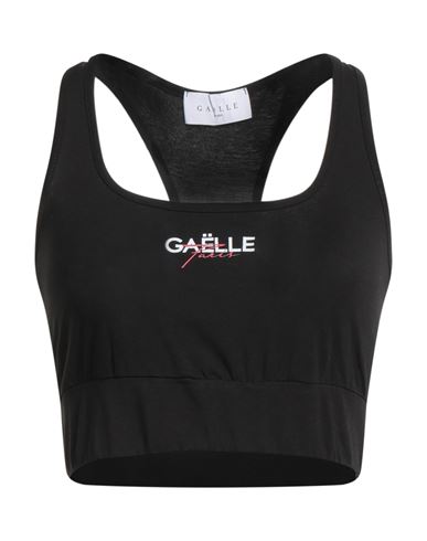 Woman Top Black Size 2 Cotton, Elastane